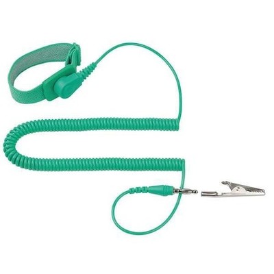 Eclipse 900-133 Esd Wrist Strap,Adjustable,6 Ft L,Green