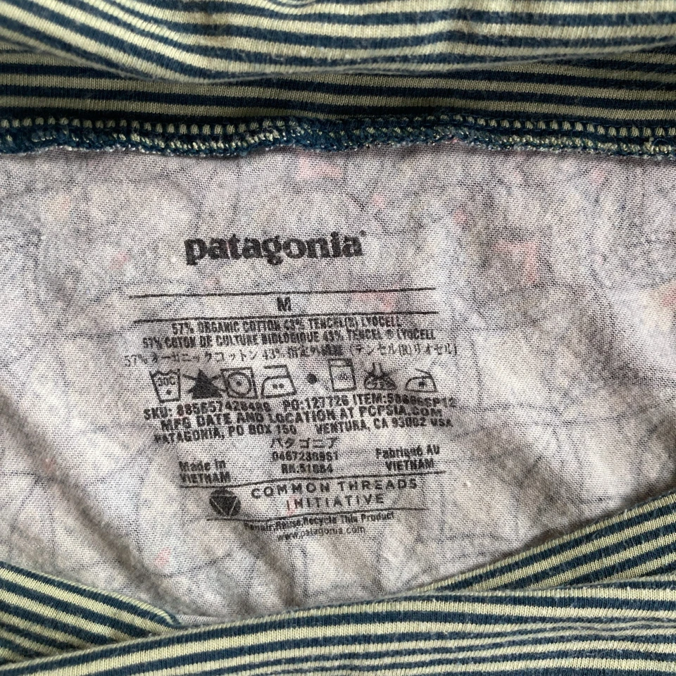 Patagonia Kamala Skirt Sun Dress Convertible Front Tie Boho Peacock Size M - Imagem 4 de 4