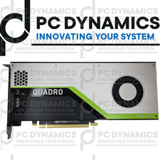 NVIDIA Quadro RTX 4000 – 8GB GDDR6 • 3x DisplayPort  • PCIe 3.0 x16
