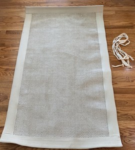 Pottery Barn Color Bound Chenille Jute Rug Chevron 3 X 5 Ebay