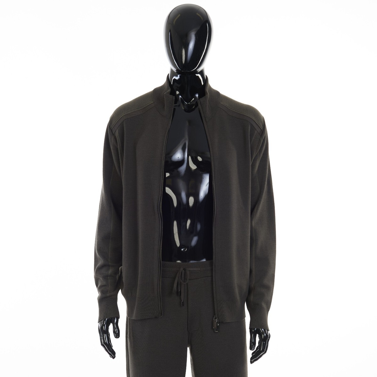 STEFANO RICCI 5650$ Full Zip Sweater Blouson - Silk & Wool