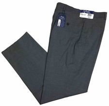 Men's Ralph Lauren Comfort Flex Pants 32 x 32 Medium Gray Reg Fit NEW Flat Front