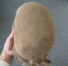 Mens Toupee Human Hair Systems Natural Swiss Lace Blonde Hair Pieces 22R