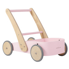 Baby Wooden Activity Walker - Pink FREE Wooden Puzzle Book with purchase