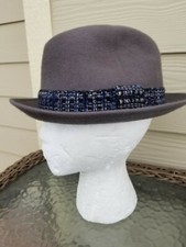 STETSON 3X BEAVER "Gun Club" HAT Gray sz 7