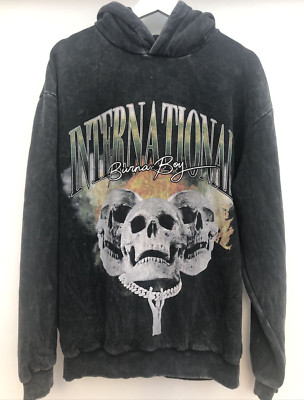 Burna Boy Hoodie Boohoo Man International Pullover Herren Small S