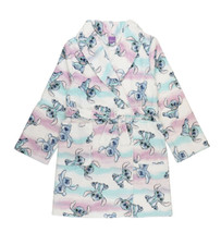 Girls Disney  s Lilo and Stitch Super Soft Plush Wrap Robe New CL105