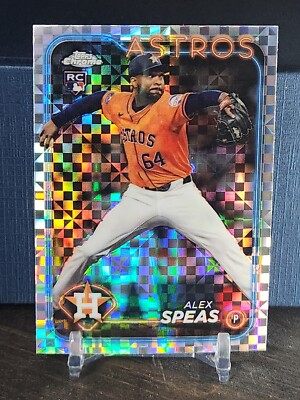 2024 Topps Chrome Update #USC175 Alex Speas X-Fractor Houston Astros Rookie RC