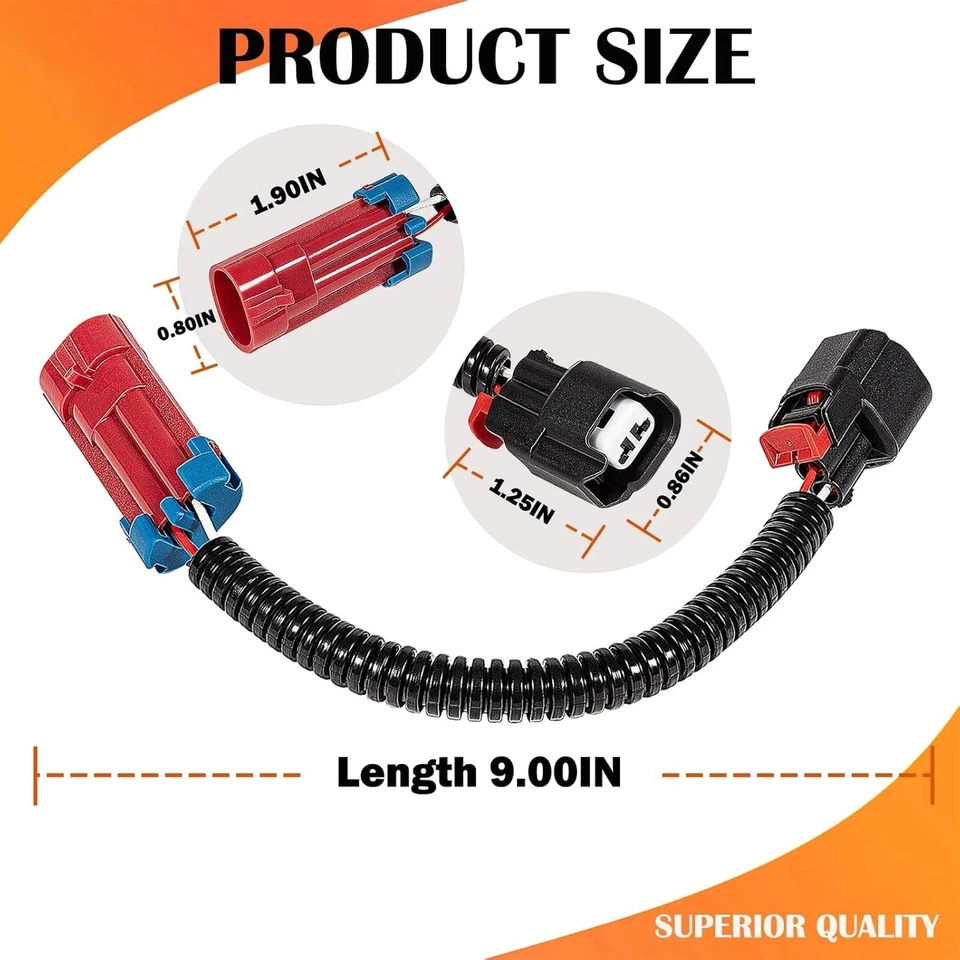 Arnés de puente de cableado adaptador 19257603 para solenoide de válvula de ventilación de bote de vapor Foto 4 de 4