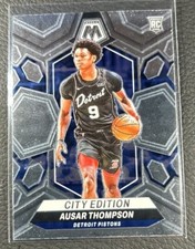 2023-24 Mosaic City Edition Ausar Thompson RC Silver Holo Refractor