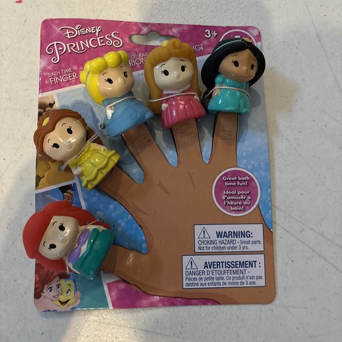 Set of 5 Disney Princess Finger Puppets Bath Toys | eBay
