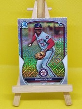 Edwin Solano 1st 2023 Bowman Chrome Mojo Refractor #BCP-169 WASHINGTON NATIONALS
