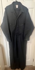 Topps Safety Apparel Navy Blue Men  s Jumpsuit Coverall SS40 1010 Sz 2X-R 50-52 