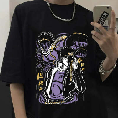 Jojo Bizarre Adventure T Shirt Jotaro Star platinum | eBay