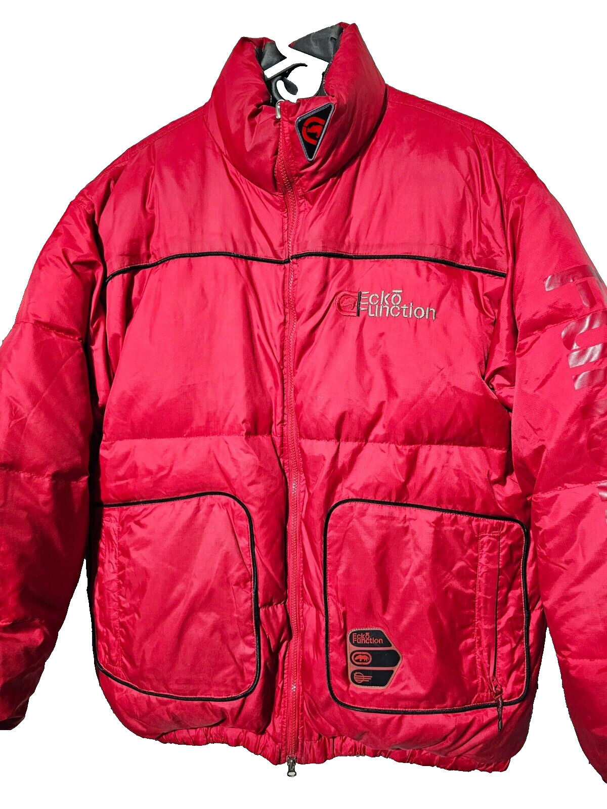 Vintage XL Ecko Unltd. Function Bubble Jacket Red… - image 19