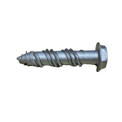 M-Cut Hex Anchor Screw 1/4'' x 1-3/4'' with Drill Bit 100 Pcs