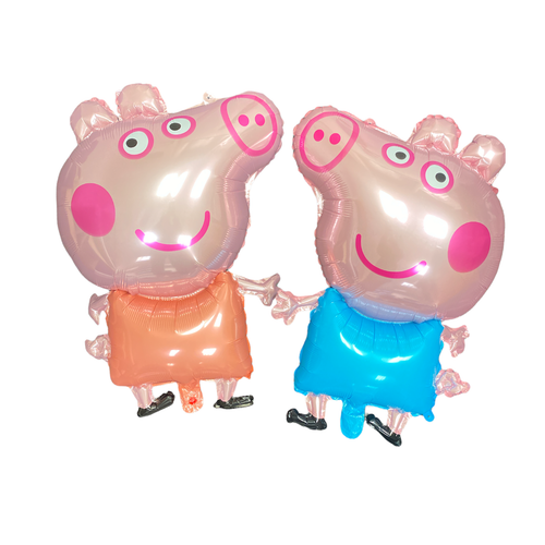 Globos grandes 19-28" Peppa pig George fiesta de cumpleaños lámina aire helio Reino Unido - Imagen 4 de 19