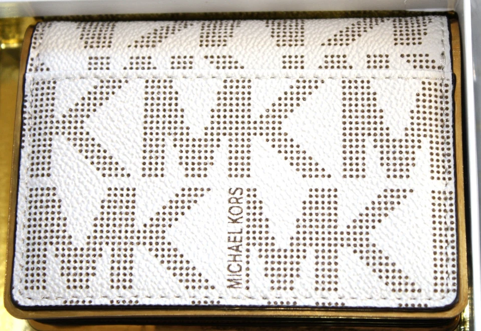 全新带标签 Michael Kors Saffiano Jet Set 多卡盒 Med Slim 钱包 - 您可以选择 — 第 3/4 张图片