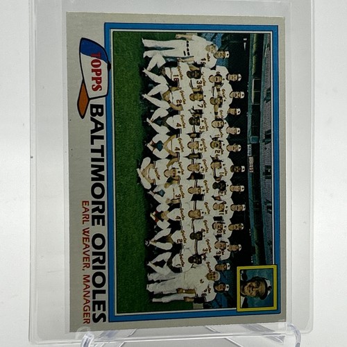 1981 Topps Baltimore Orioles Checklist Baseball Card 661 NMMint FREE SHIPPING eBay