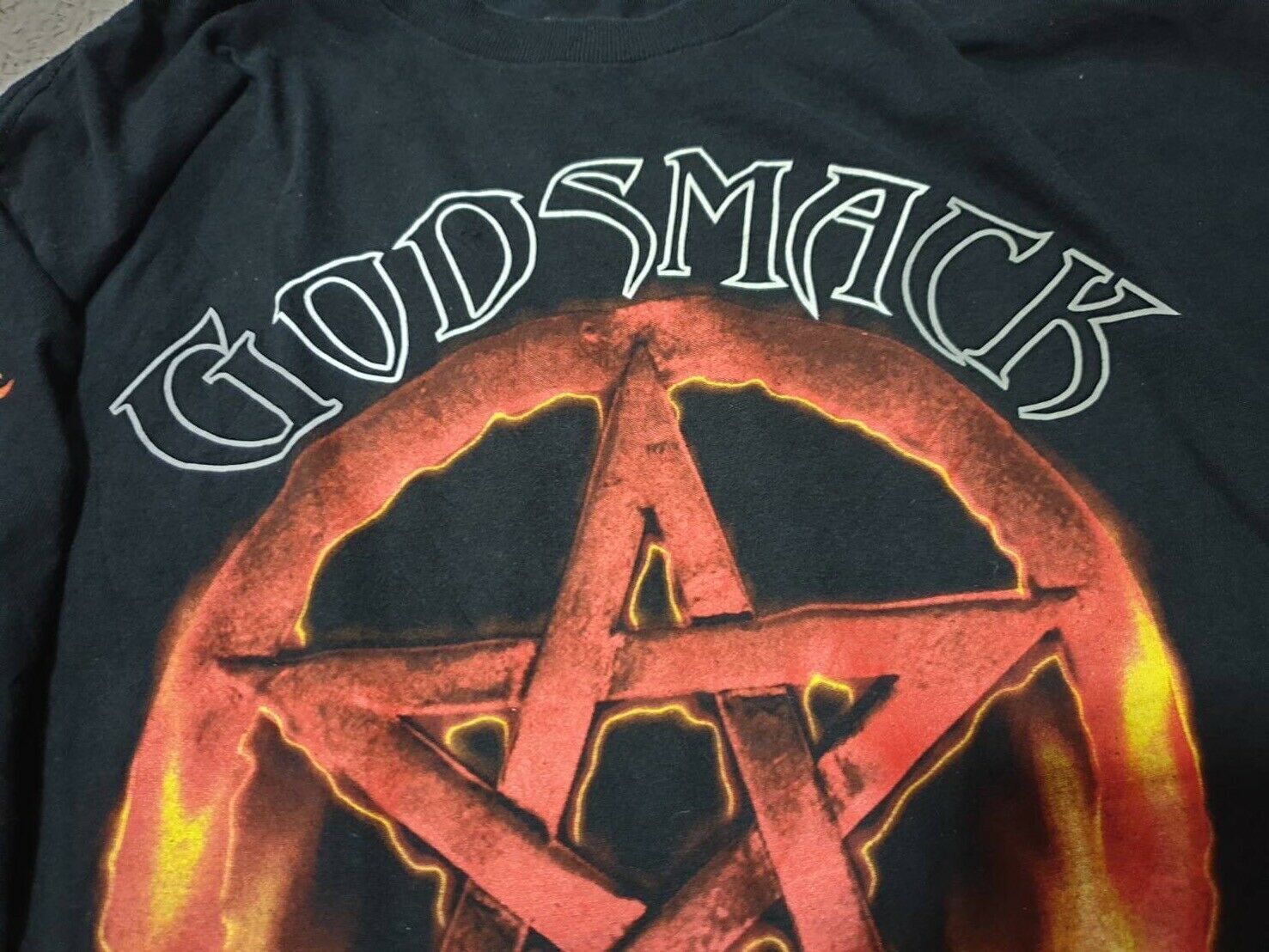 Vintage 90s GODSMACK 1999 Tour Concert Long Sleeve T Shirt size L