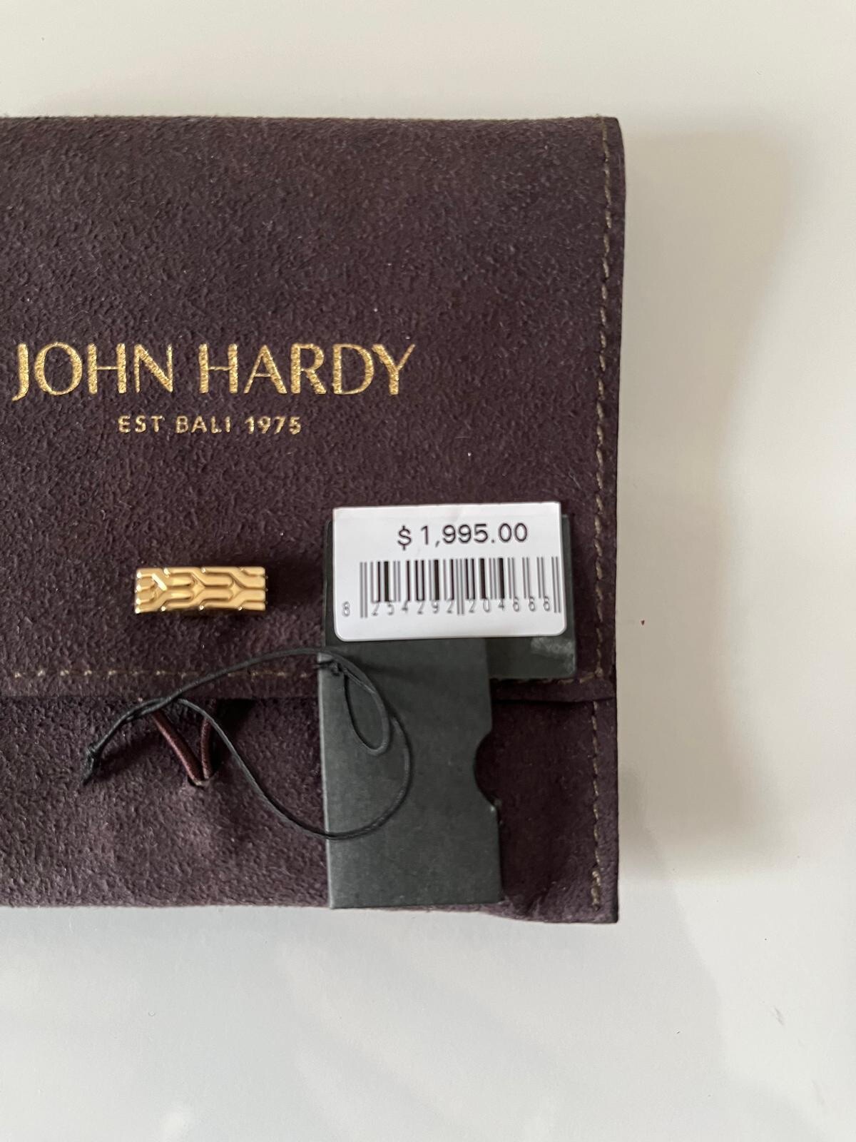 UNIQUE John Hardy Solid Silver & Black Sapphire B… - image 9