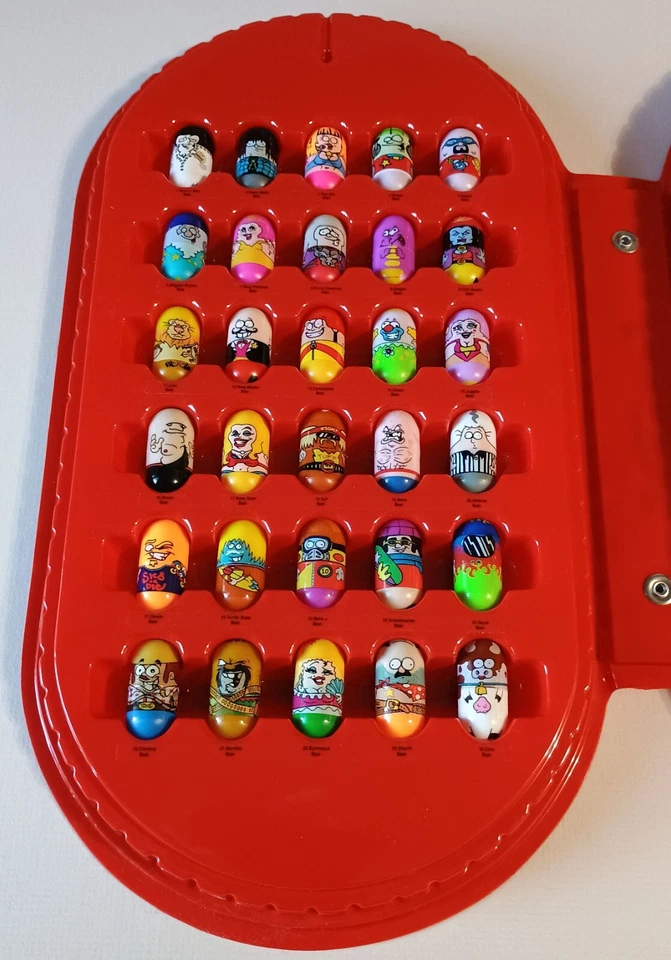 VINTAGE USA MIGHTY BEANZ SERIES 1 COMPLETE SET 1-60 IN OFFICIAL COLLECTOR CASE - Image 2 of 4