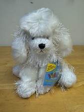 Webkinz Poodle HM014 White/Fuzzy w/ ATTACHED CODE SEALED NEVER OPENED OR USED