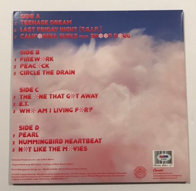 Katy Perry Signed Teenage Dream Vinyl Record LP PSA/DNA COA