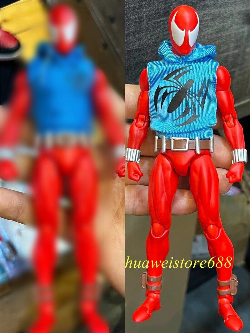 Toy custom bundle - Gladiator Red Hood, Mafex Scarlet Spider, Deadpool  Tron, Robin. 