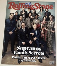 RAY LIOTTA SIGNED MANY SAINTS OF NEWARK ROLLING STONE 11x14 PHOTO BECKETT BAS 2