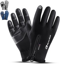 Cold Weather Waterproof Warm Gloves 5-Finger Touchscreen Winter Anti-Slip Gloves