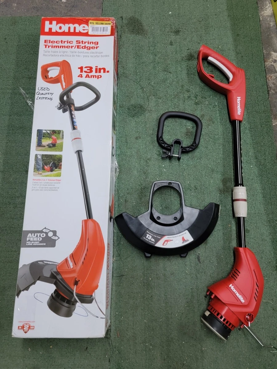 BLACK+DECKER 13 in. 4.0 Amp Corded Electric Straight Shaft Single