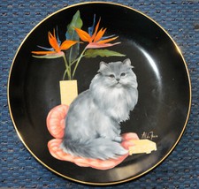 RARE The Sophisticated Ladies Collection Phoebe Cat Plate kitten kitty 2242AF