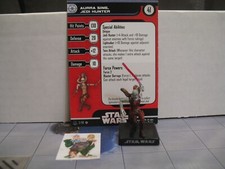  Star Wars Miniatures ALLIANCE  EMPIRE Aurra Sing, Jedi Hunter 2/60 with card 