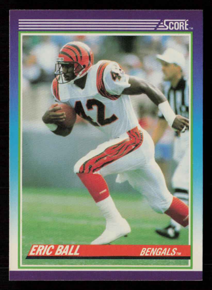 1990 Score #124 Eric Ball Cincinnati Bengals Football Card