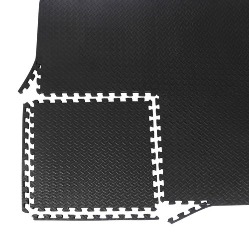 48 Tiles Puzzle Gym Mat Workout Exercise Mat 3/4'' Thick EVA Foam Interlocking - Picture 9 of 10