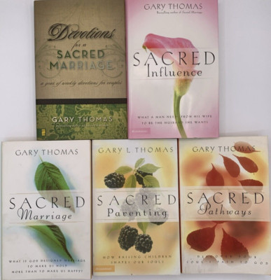 Lot Of Five Books by Gary Chapman, From Sacred Series, Three PB & Two HC, B127