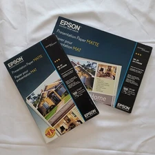 Epson Presentation Paper Matte Ink Jet S041070 & S041069-L (11"x17" & 13"x19")
