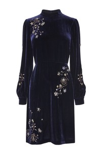 lk bennett velvet dress
