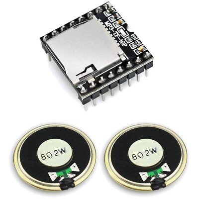 Mini MP3 Player mit 2 Lautsprechern und 64MB für Arduino DIY Projekte