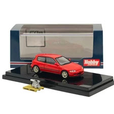 1:64 Hobby Japan EG6 Sir-S With Engine Milano Red Diecast Toys Car HJ641017SR US