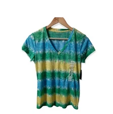 Chaus Sport Size Small Women's Multicolor Active Tee PLEASE READ NWT