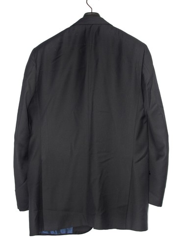 Brioni Palatino Sport Coat Mens 42L Black Wool Gold & Blue Buttons Made in Italy - Picture 3 of 17