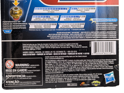 Beyblade Burst Switchstrike Amaterios A3 DR61 TA18 Starter Pack NEW - Foto 4 di 7