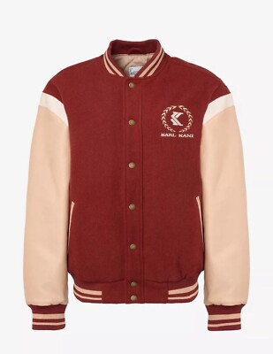 Karl Kani COLLEGE JACKET GR. M - Bomberjacke - dark red