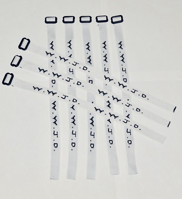 Woven Jesus Religious WWJD Bracelet Fundraiser Fashion Wristband -White 