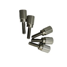 5pcs M4 Thumb Screw 12mm Knurled Thumb Screw Hand Tighten Screws for Telescope