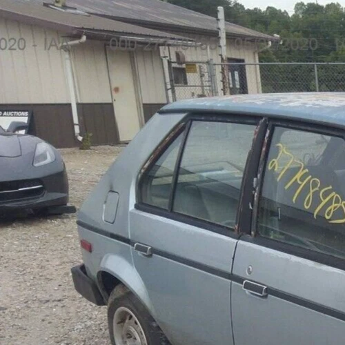 Dodge Omni, Plymouth Horizon: 1978, 1979 - 1990, vidrio de ventilación de puerta trasera derecha Foto 3 de 4