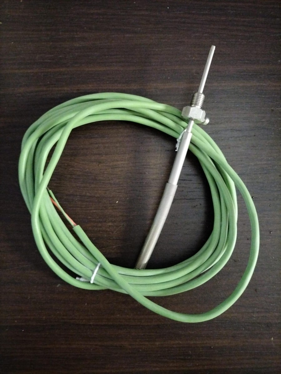 Termocoppia Tipo K EGT 1 Metro, Sonda 1/8 NPT Punte Esposta Per Risposta Veloce, Adatta A Termoregolatori