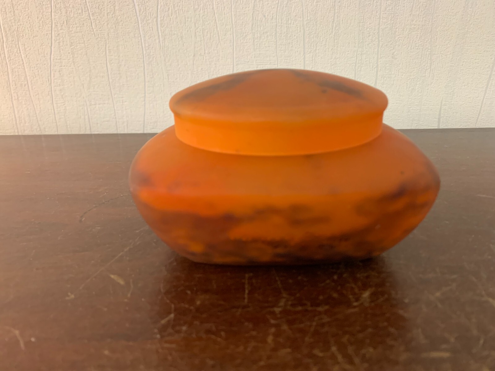 Caja De Pasta De Vidrio Firmada Muller